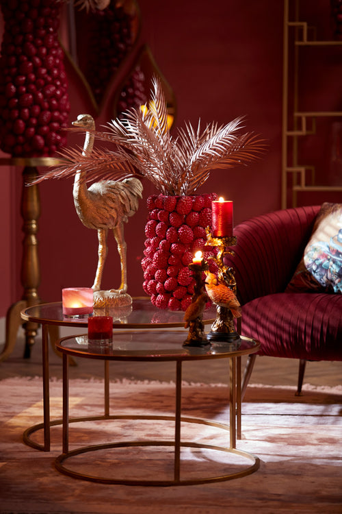 Light & Living tafel  - goud - 75x75x44 cm