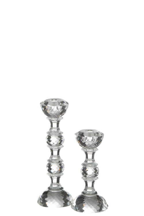 J-Line kandelaar Marie - kristal - transparant - large - vtwonen shop