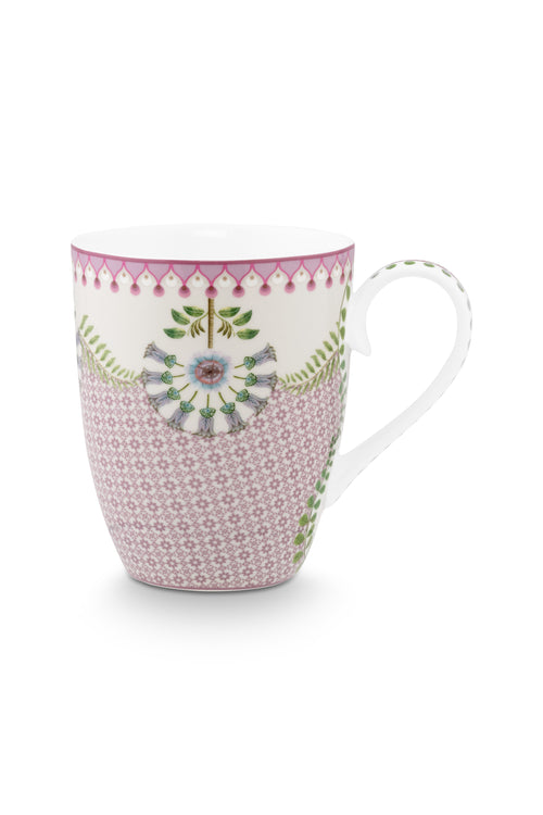 Pip Studio - Grote Mokken - Lily & Lotus - Tiles - Lila - Set van 6