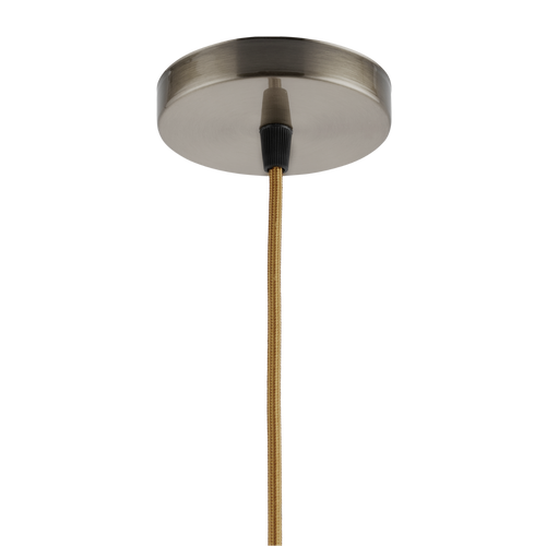 Lighto | Pendel Brons | Inclusief Lichtbron Helder | Classic | 1.5m Snoer | Met Plafondkap