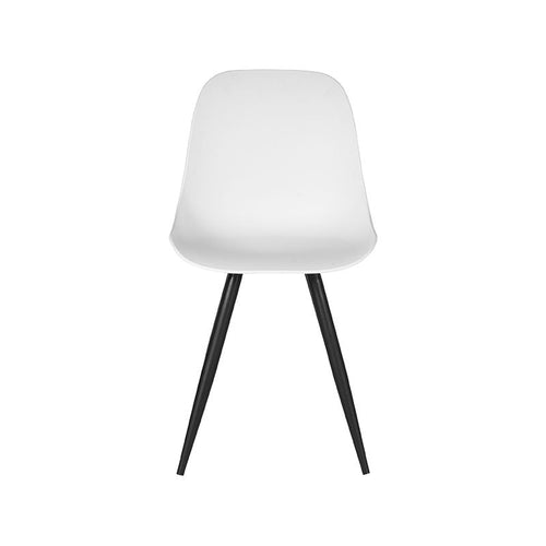 LABEL51 Eetkamerstoel Monza - Wit Kunststof - Set van 4 - vtwonen shop