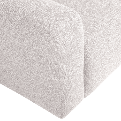 WOOOD 1-zits bank arm links Mojo Base - Bouclé - Ecru - 74x105x97