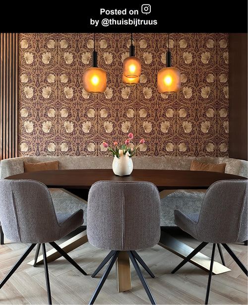 Lucide hanglamp ELOISE - 4xE27 - Zwart