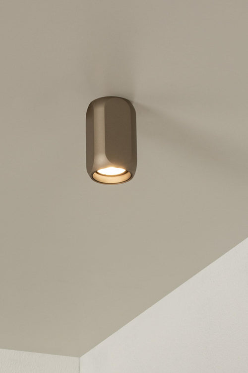 Lucide plafonnière BRAGA - 1xGU10 - Koffie - vtwonen shop