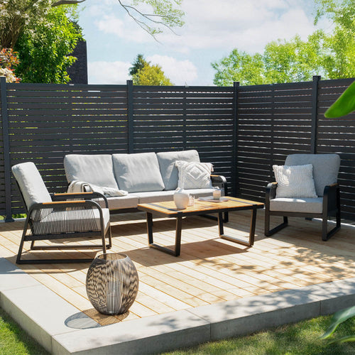 HOME DELUXE Tuinsalon MARABA - Aluminium