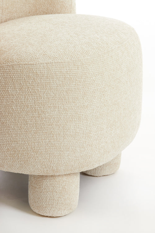 Light & Living stoel KAMOVA - Ø65x78cm - wit - vtwonen shop