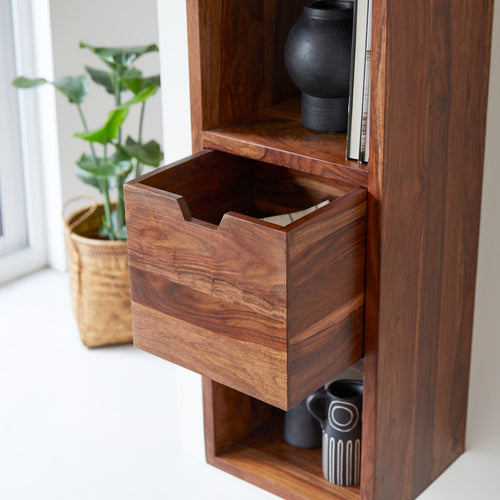 Tikamoon Massief palissander wandplank - Bruin - vtwonen shop