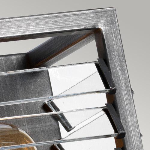 Louvre 2 Lichte Wandlamp Gunmetal Verf Afwerking