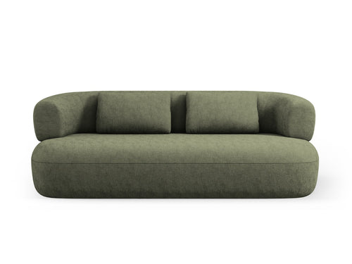 Micadoni Bank Jenny 3-zits, chenille, groente - 90x178x73cm