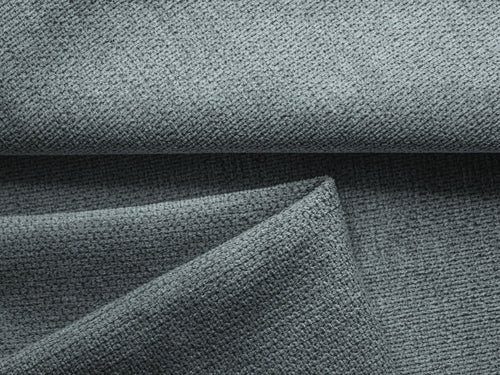 LaMiaSofa hoekbank rechts Genova - chenille stof - jeans - 242x162x86