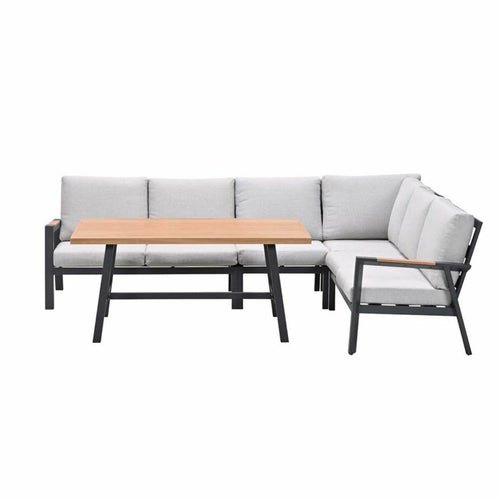Garden Impressions lounge dining set Lissabon valley sand - 5-delig