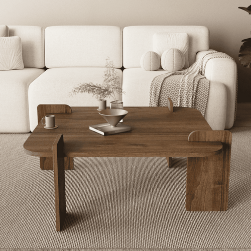 Calicosy - NOMA Salontafel - Naturel - 90x90x35 cm