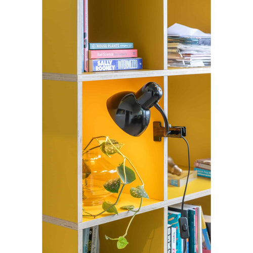 Leitmotiv tafellamp New Retro - zwart - Ø14cm