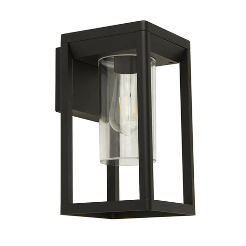 Searchlight buitenlamp Atlanta - 1 lichts - 16.5  x 27   cm - mat zwart