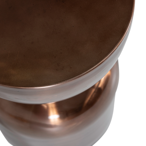 WOOOD bijzettafel Frits - Metaal - Brons - 47x30x30