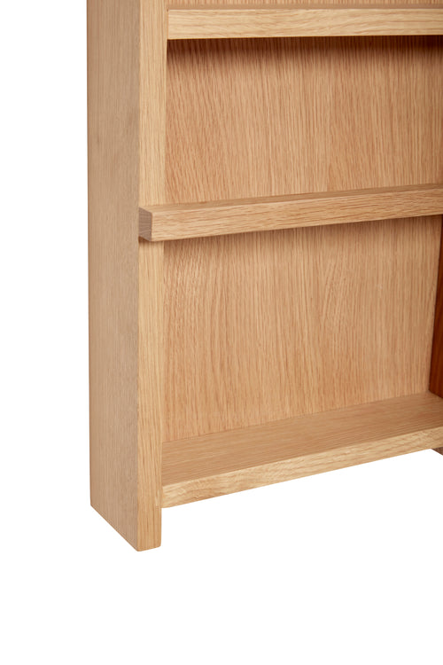 Hübsch tijdschriftenhouder Vertigo - mdf/oak veneer/oak wood - 11x34xh105cm