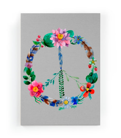 Canvas 60x40 Afdruk Vrede