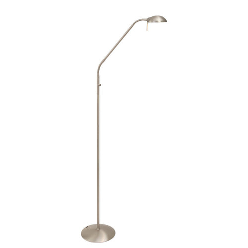 Mexlite vloerlamp - 1 lichts - 45x 180 cm - mat chroom - vtwonen shop