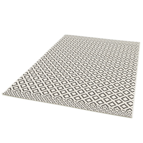 AFK Living vloerkleed Zanzibar - voor binnen en buiten - zwart - 200 x 290 cm