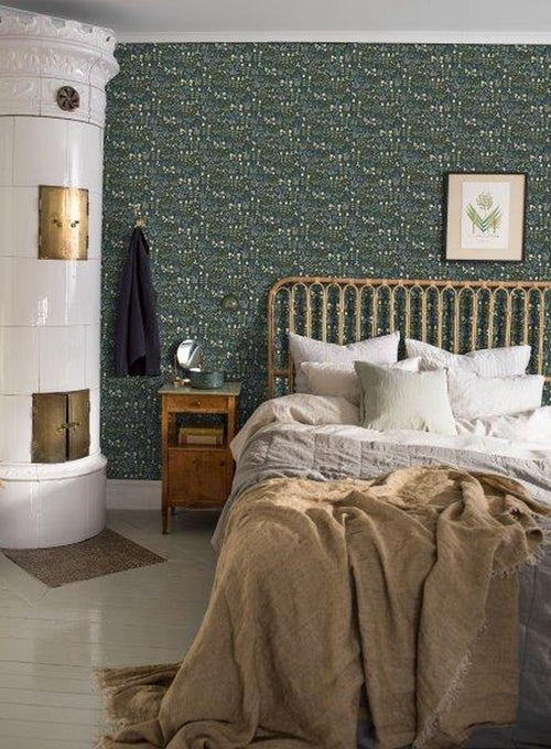 Borastapeter behang bloemen zwart - 53 cm x 10.05 m - 660419 - vtwonen shop