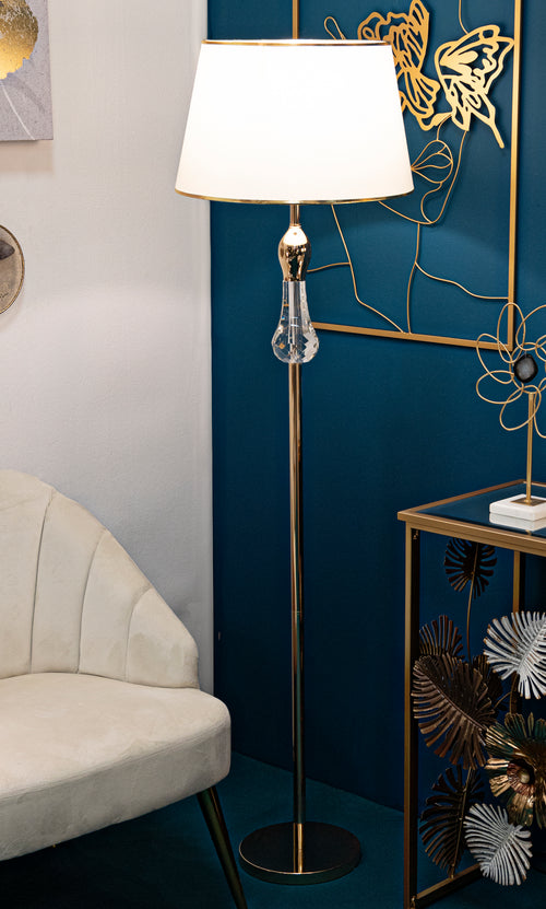 Mauro Ferretti vloerlamp - Ø 45x165 cm - goud