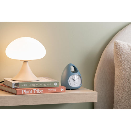 Karlsson wekker Blob Bell - blauw - 12x8x13.7cm