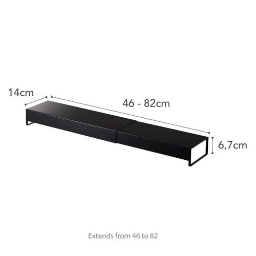 Yamazaki Extendable Vent Cover - Tower - Black - vtwonen shop