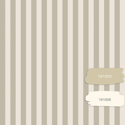 ESTAhome behang strepen zand beige - 53 cm x 10.05 m - 130955
