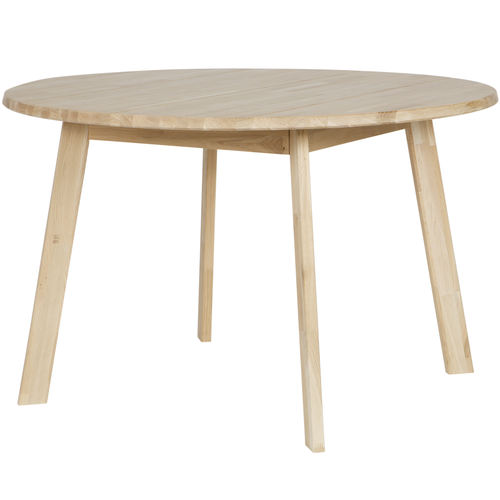 WOOOD eettafel Disc - Eiken - Onbehandeld - 74x120x120 - vtwonen shop