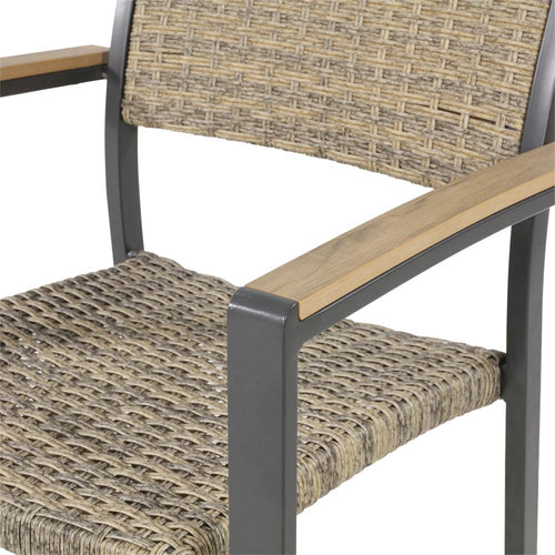 Lesli Living bistrostoel Arezzo - zwart - 57x62x87cm