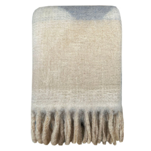 Malagoon plaid Zapotec - zacht grijs - 100% recycled