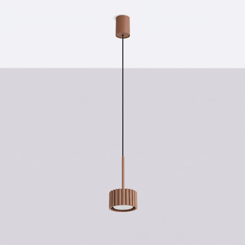 Sollux Lighting Hanglamp AURA 1 mokka Gx53 - 10x10x125cm
