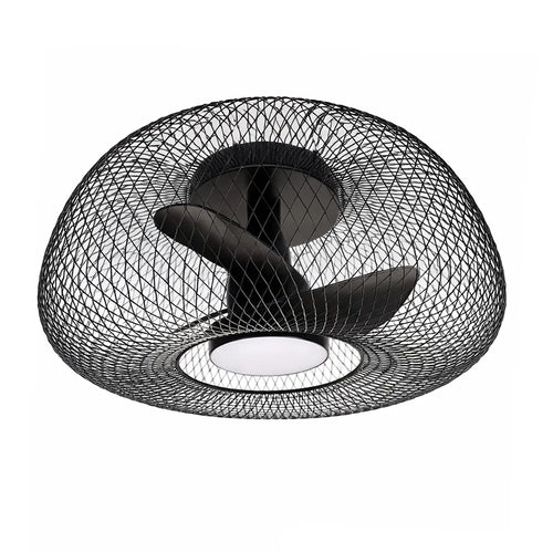 Ylumen plafondventilator Inno - 1 lichts - 46  x 26   cm - zwart