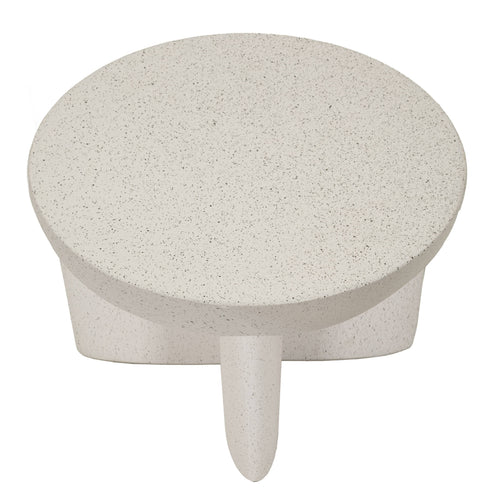 Mauro Ferretti salontafel - Ø 63,8x42,5 cm - wit