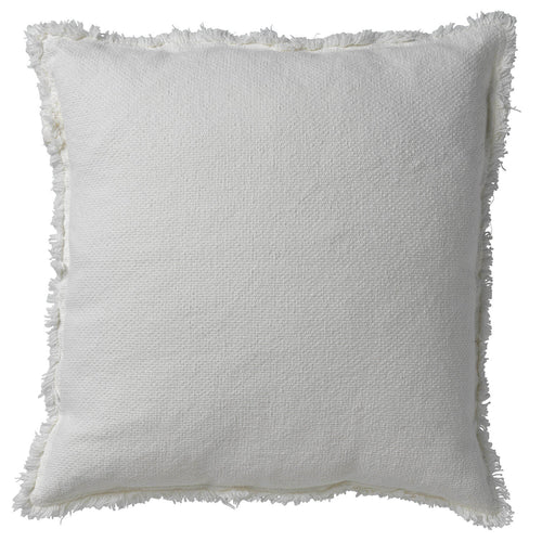 BURTO - Kussenhoes 45x45 cm - gewassen katoen - Snow White - wit
