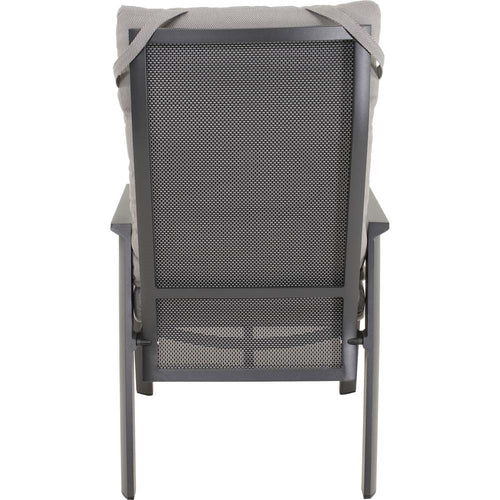 Lesli Living bistrostoel Malik - grijs - 65x75x105cm - set van 2