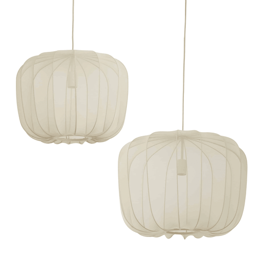 Hanglamp Plumeria - Zand - Set Ø50+Ø60cm - vtwonen shop