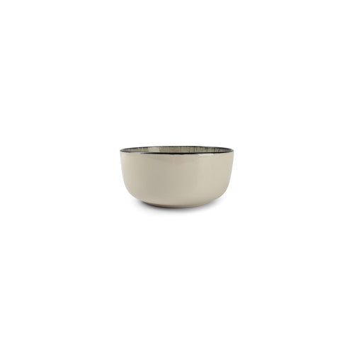 Ona - Kom 14,5xH6,5cm zwart Gravel - Set van 6