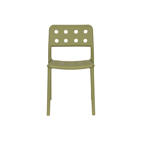 Housecraft Living Serra Tuinstoel/ Eetkamerstoelen Kunststof Groen - Set van 4 - vtwonen shop