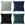 Dutch Decor - KUSSENSET - 4-delig - Corduroy Quartet - 45x45 cm - inclusief binnenkussens - groen, blauw, zwart