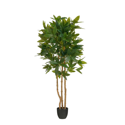Mica Decorations Vingerplant Kunstplant in Bloempot - H150 x  Ø70 cm - Groen