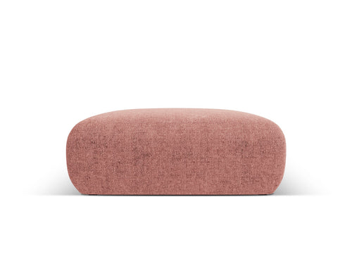 Cosmopolitan Design Poef Nolio 2-zits, chenille, roze - 100x100x36cm