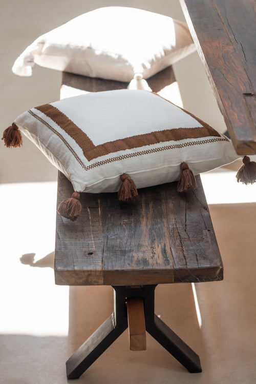 J-Line bank Verouderd - hout - bruin - vtwonen shop