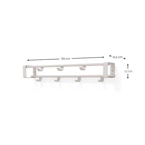 Spinder Design kapstok Rex 1 - Silky Taupe - 7 haken