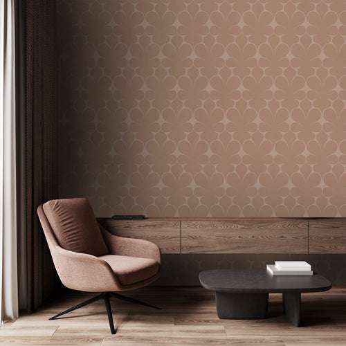 Origin Wallcoverings behang ornamenten terracotta roze - 50 x 900 cm - 347923 - vtwonen shop