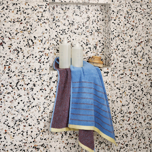 Hübsch handdoek Promenade - katoen - 70x140cm