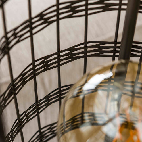 Giga Meubel Vloerlamp Metal Blinds - Zwart - 2-Lichts - 30x30x166cm - vtwonen shop