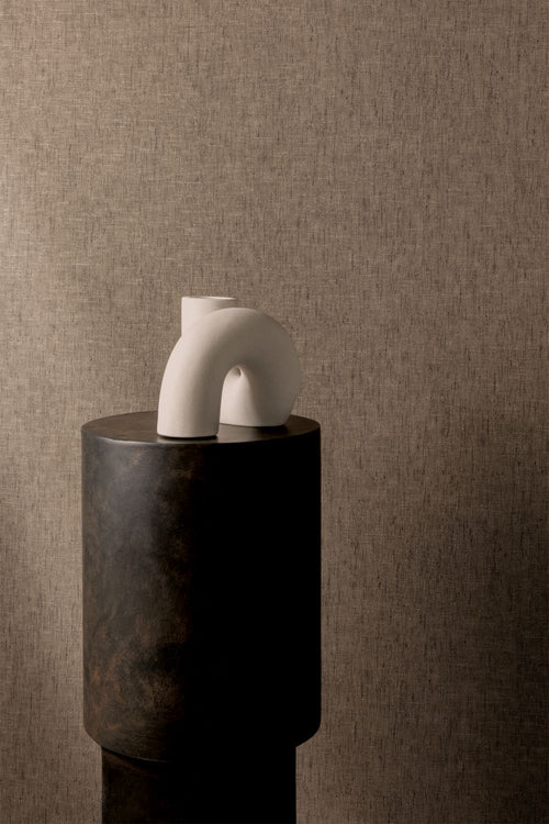 Masureel behang linnenstructuur bruin - 70 cm x 10.05 m - 631784 - vtwonen shop