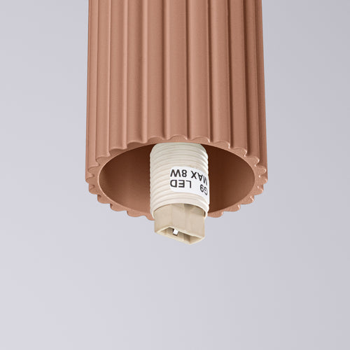 Sollux Lighting Plafondlamp HALO mokka IP44 - 12x12x21cm
