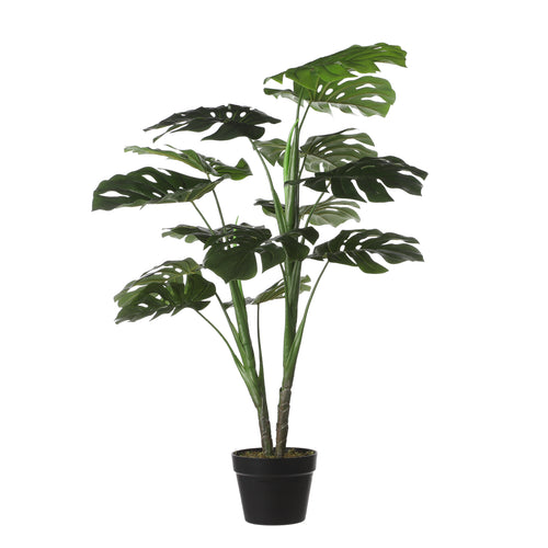 Mica Decorations Monstera Kunstplant - H100 x Ø70 cm - Groen - vtwonen shop